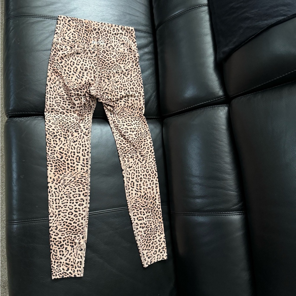 Leopard Print RVCA Leggings - Picture 2 of 2